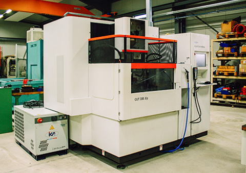 Maschine im Anlagenpark